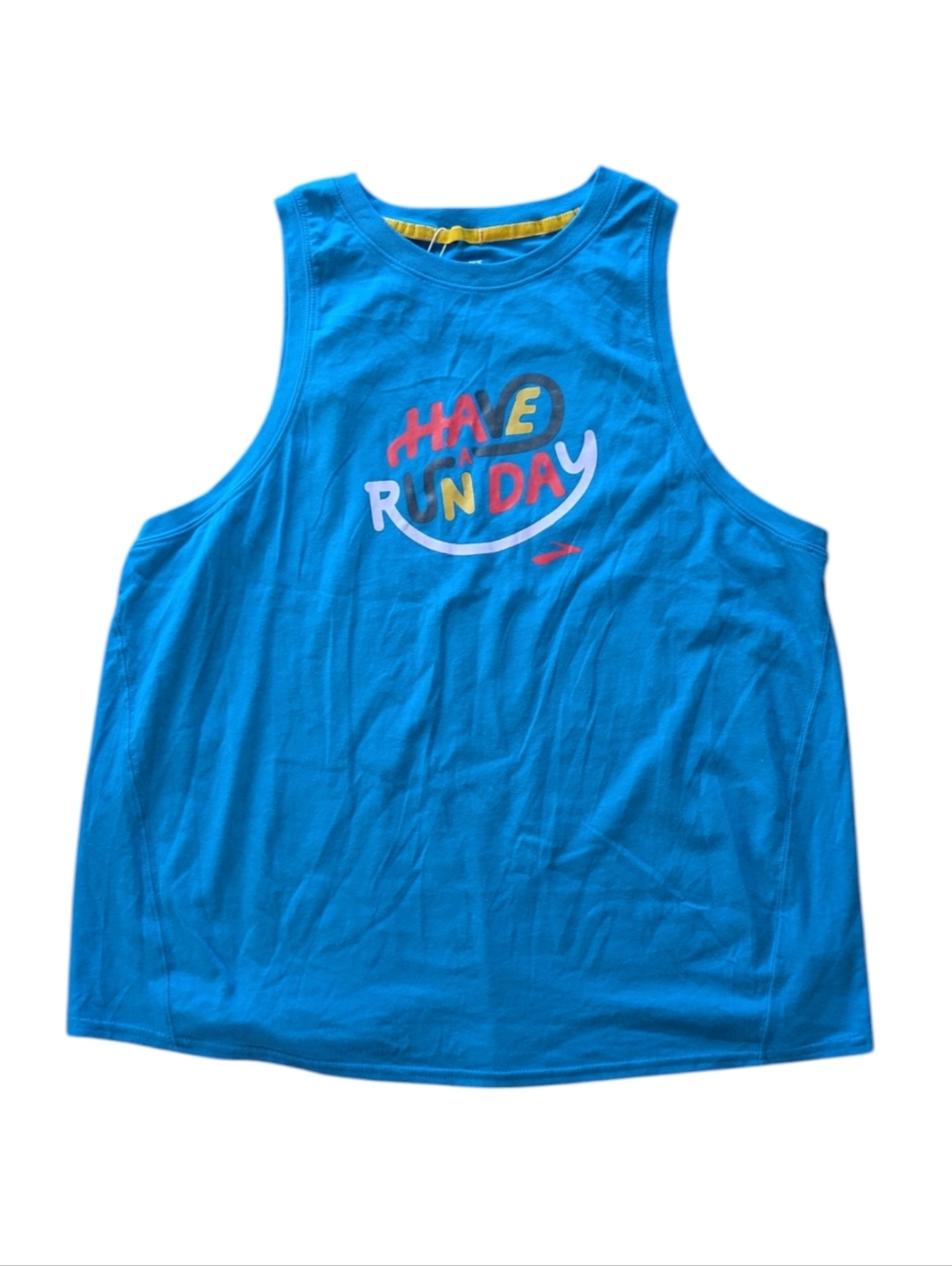 Brooks Have A Run Day Distance Graphic Tank NWT